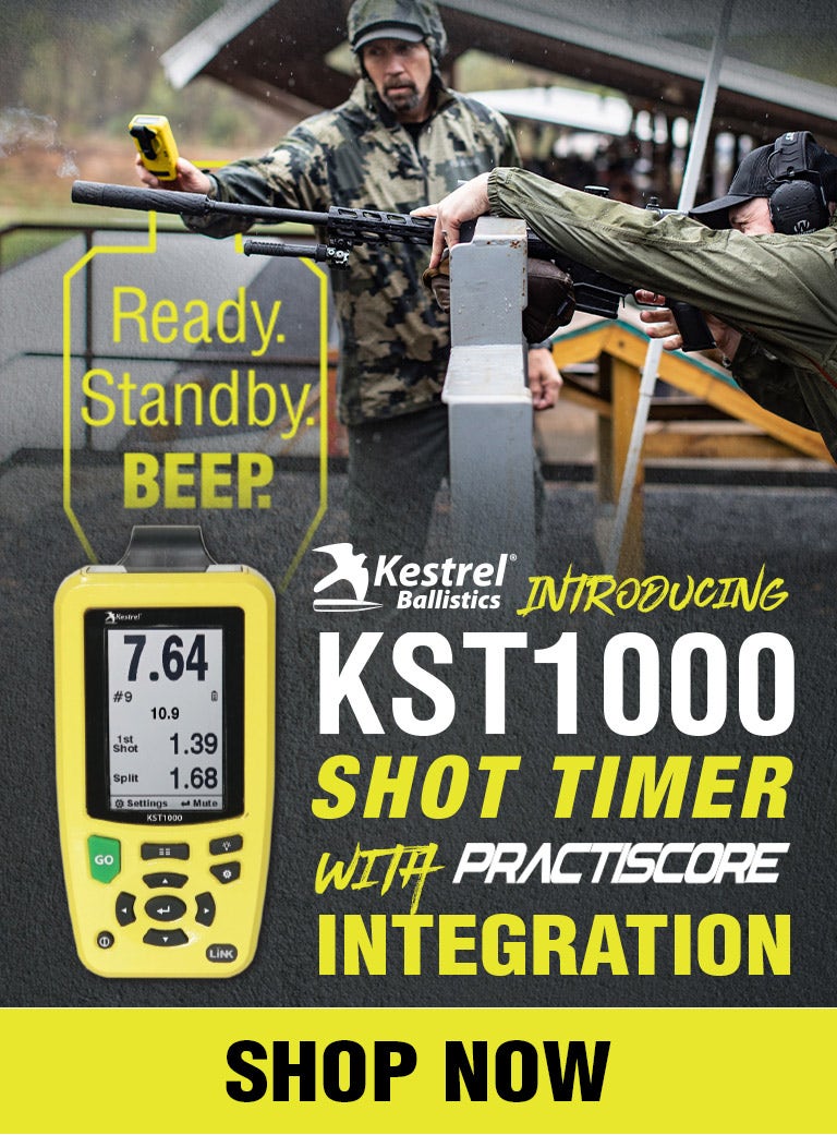 Introducing the KST1000 Shot Timer with Practiscore Integration.